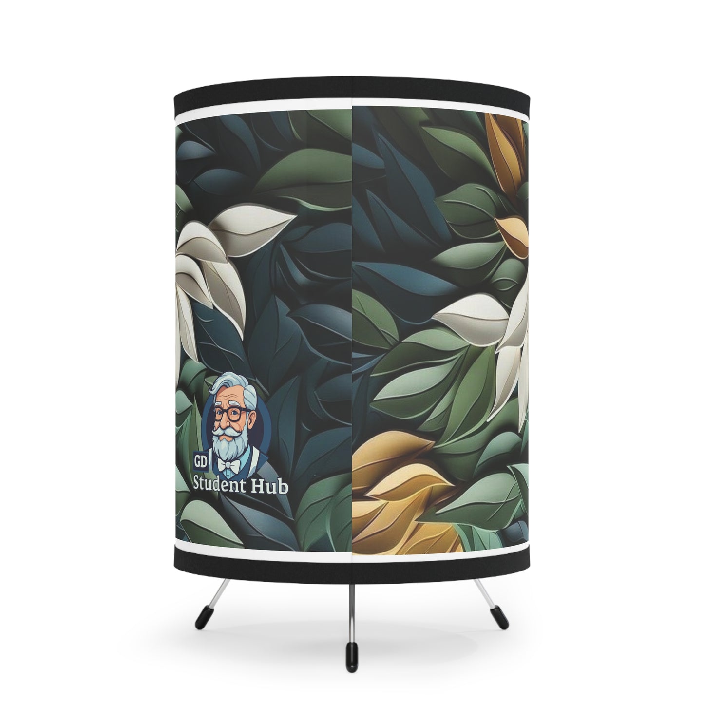VibeGlow Tripod Lamp | Aesthetic Room Lighting with Custom Shade