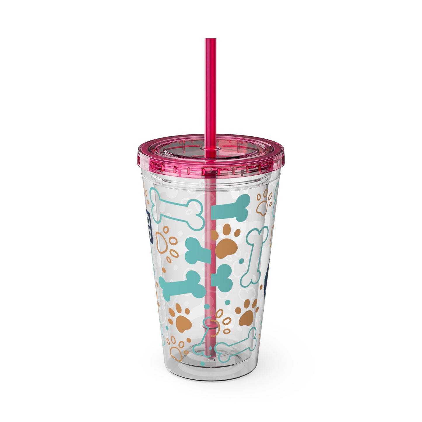 Aesthetic Insulated Tumbler with Straw – 16oz Travel Cup for Trendy Sipping