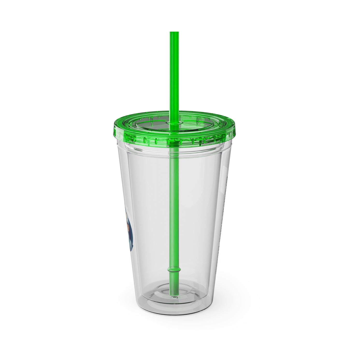 Aesthetic Insulated Tumbler with Straw – 16oz Travel Cup for Trendy Sipping