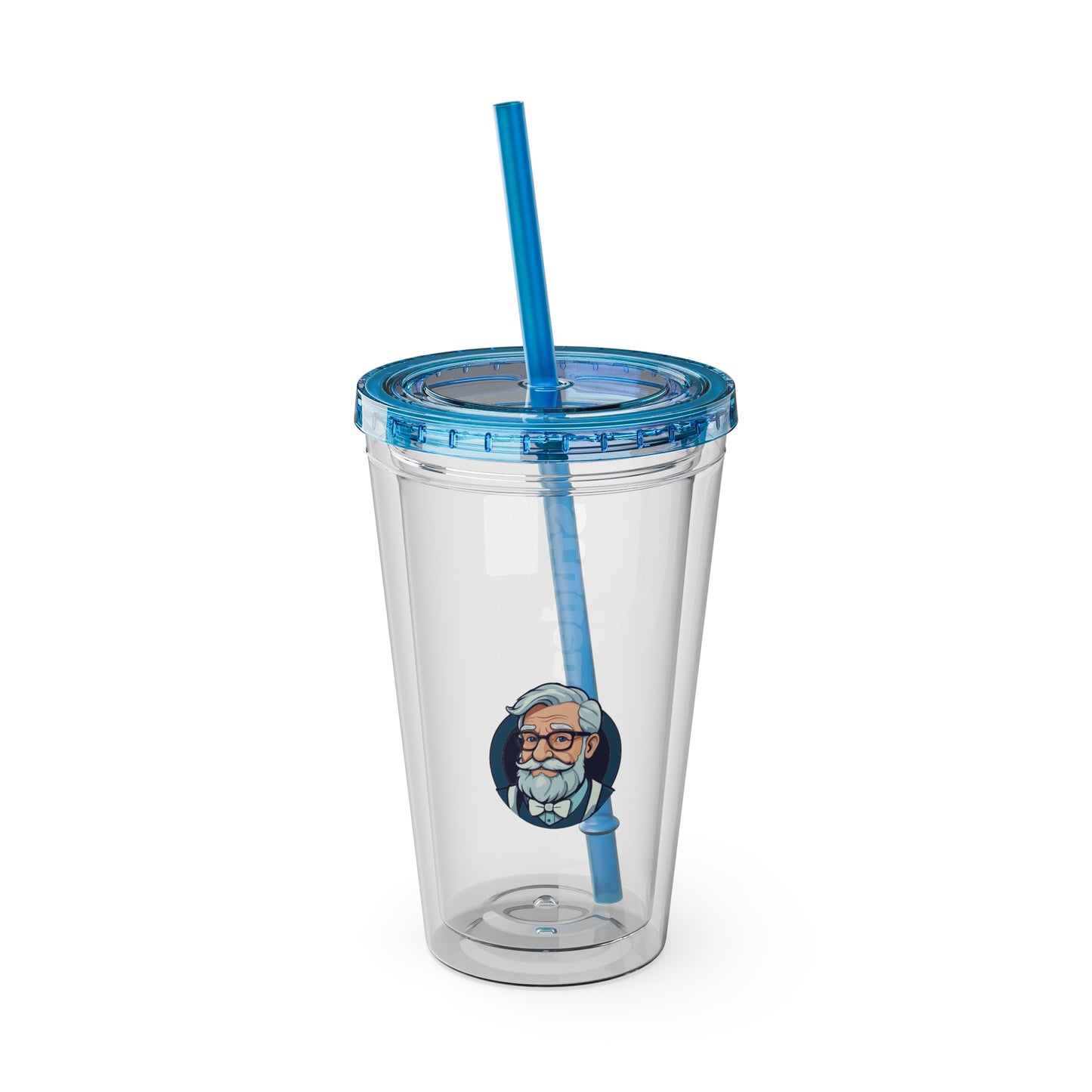 Aesthetic Insulated Tumbler with Straw – 16oz Travel Cup for Trendy Sipping