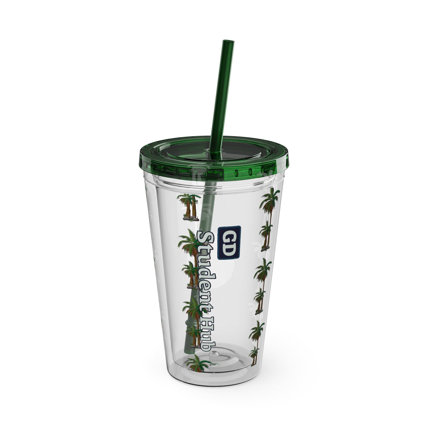 Aesthetic Insulated Tumbler with Straw – 16oz Travel Cup for Trendy Sipping