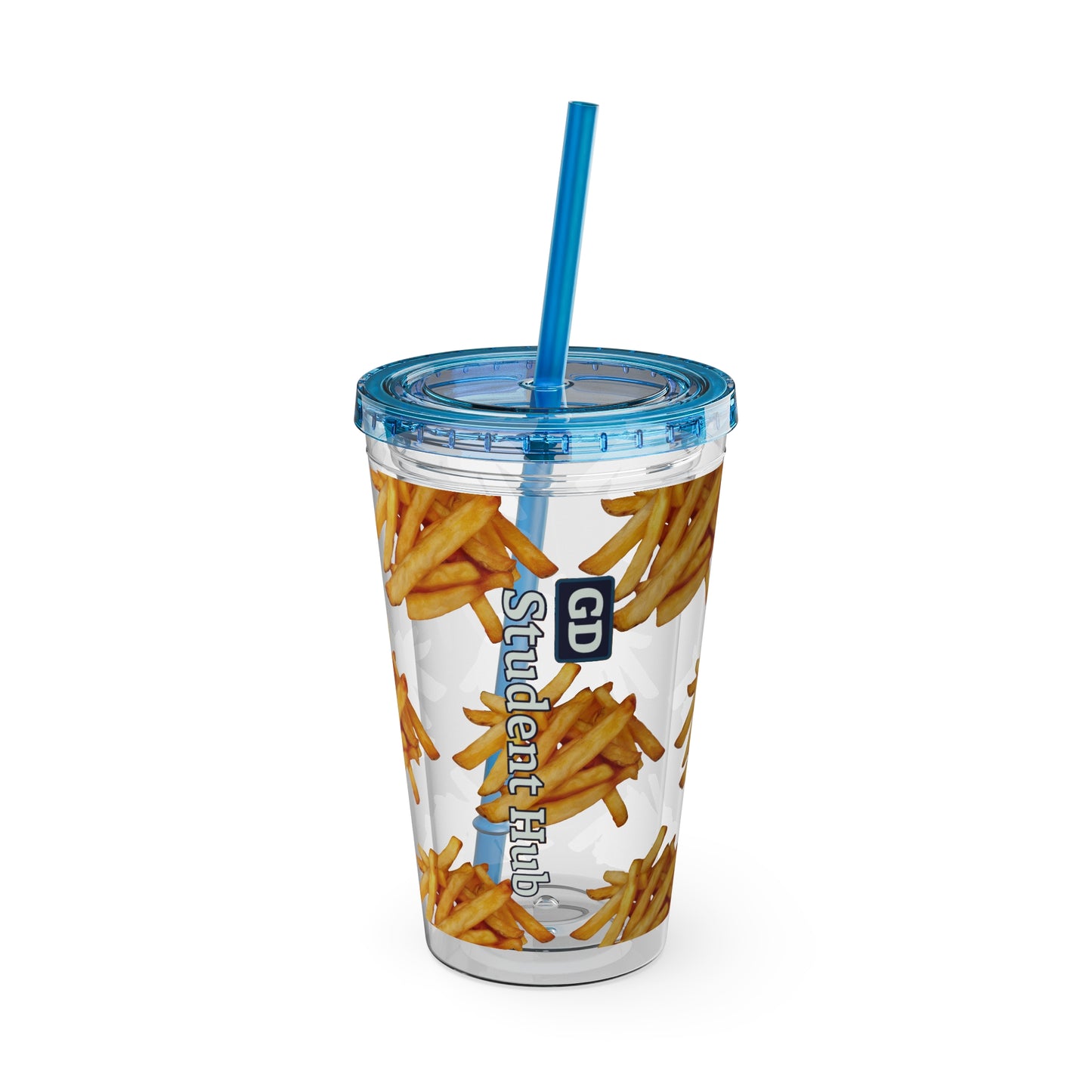 Aesthetic Insulated Tumbler with Straw – 16oz Travel Cup for Trendy Sipping