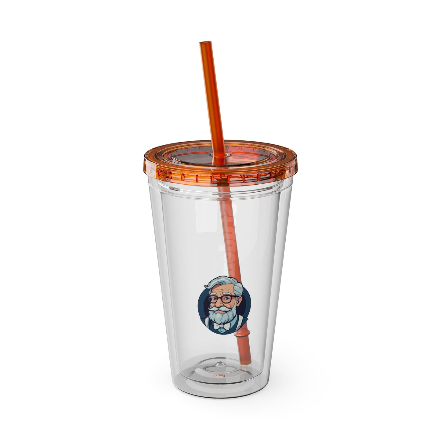 Aesthetic Insulated Tumbler with Straw – 16oz Travel Cup for Trendy Sipping