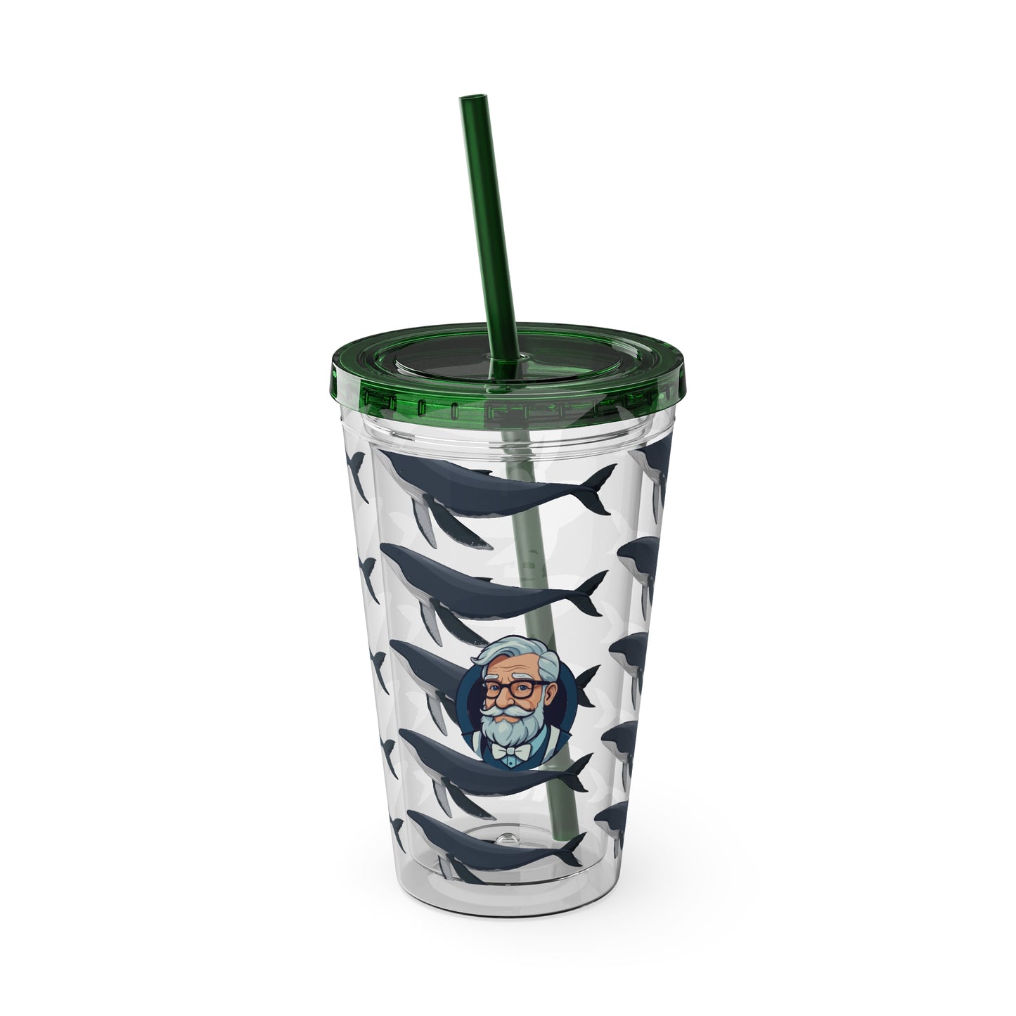 Aesthetic Insulated Tumbler with Straw – 16oz Travel Cup for Trendy Sipping