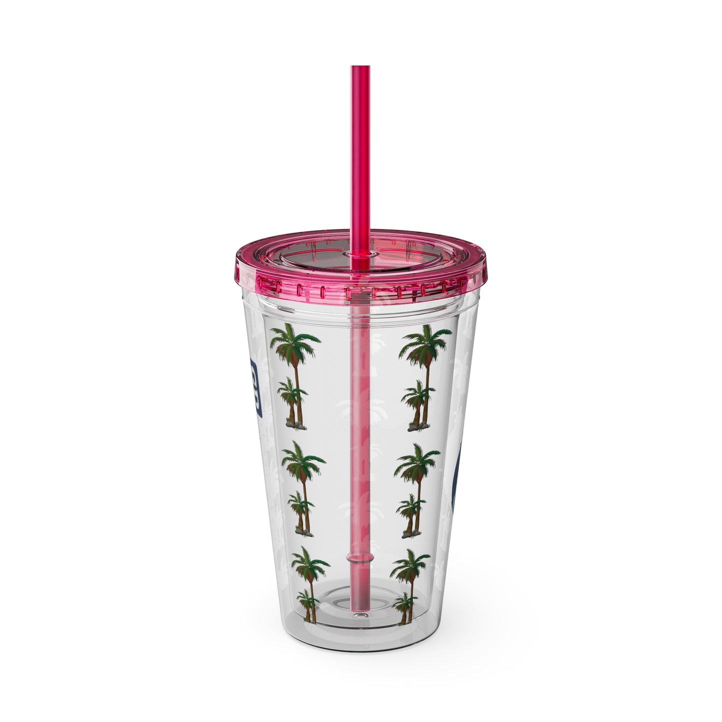 Aesthetic Insulated Tumbler with Straw – 16oz Travel Cup for Trendy Sipping
