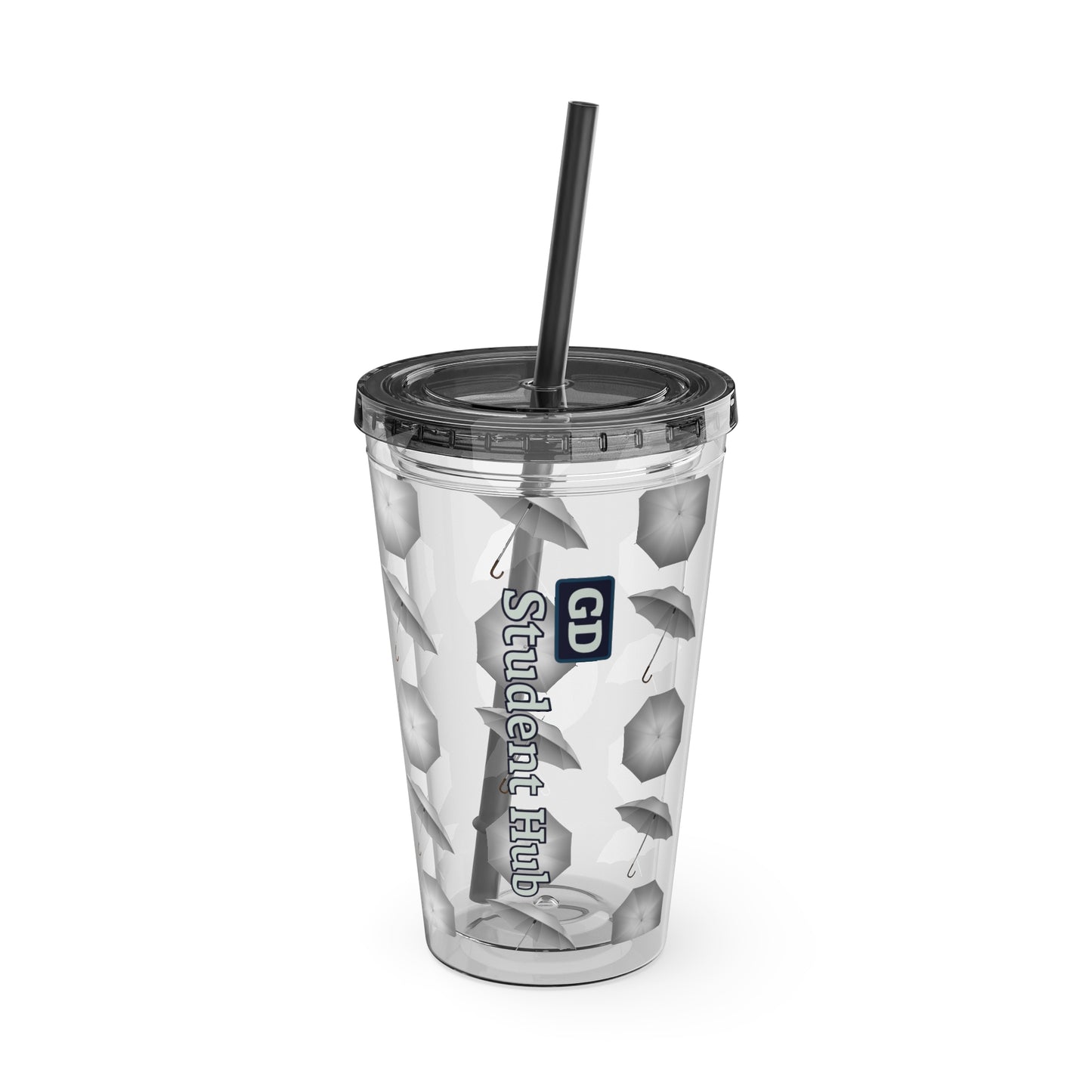 Aesthetic Insulated Tumbler with Straw – 16oz Travel Cup for Trendy Sipping