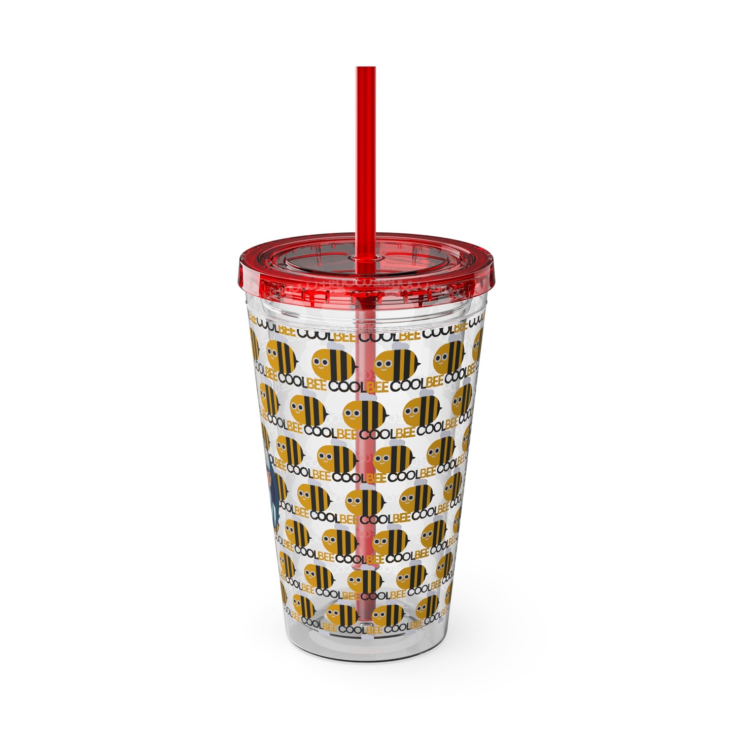 Aesthetic Insulated Tumbler with Straw – 16oz Travel Cup for Trendy Sipping