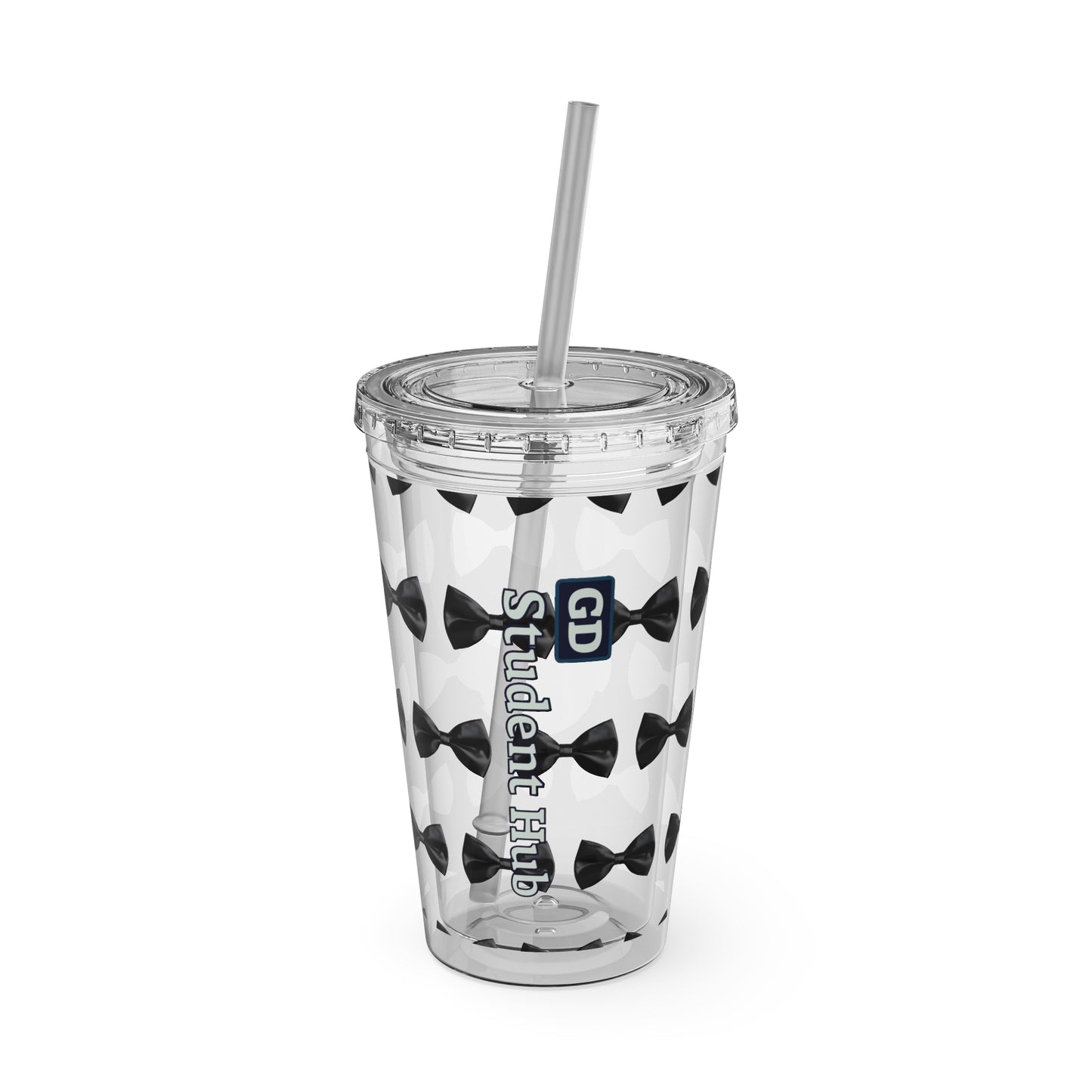Aesthetic Insulated Tumbler with Straw – 16oz Travel Cup for Trendy Sipping