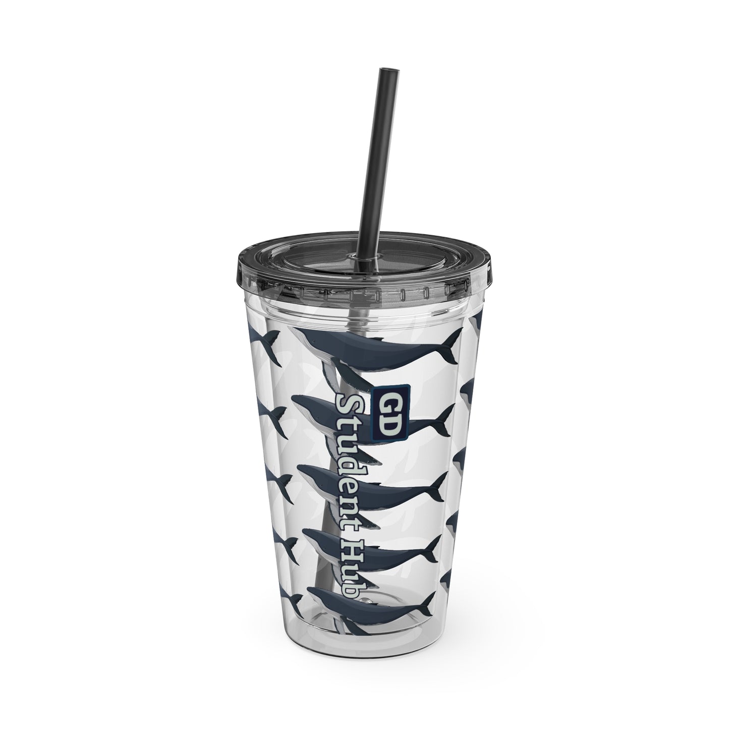 Aesthetic Insulated Tumbler with Straw – 16oz Travel Cup for Trendy Sipping