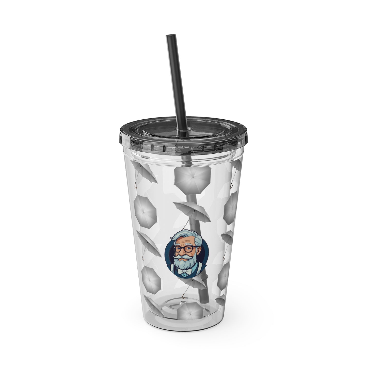 Aesthetic Insulated Tumbler with Straw – 16oz Travel Cup for Trendy Sipping
