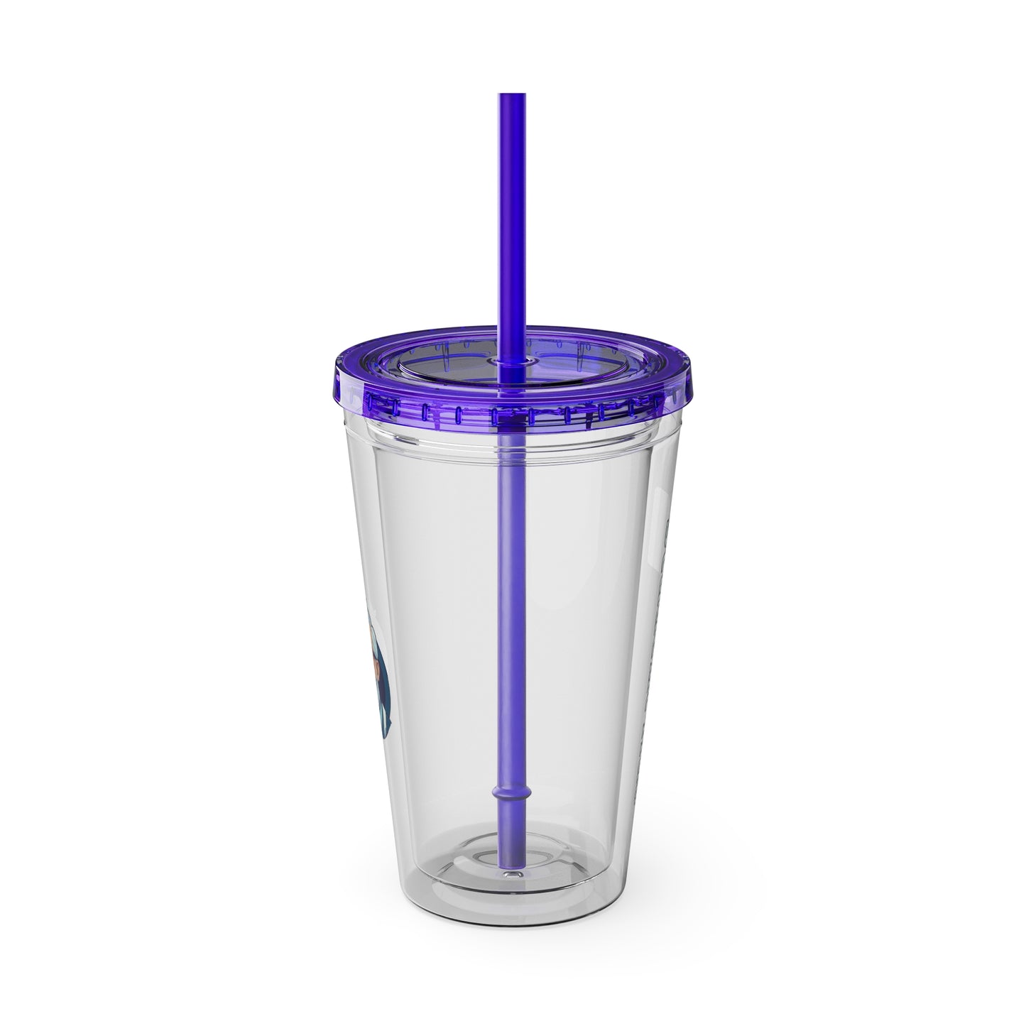 Aesthetic Insulated Tumbler with Straw – 16oz Travel Cup for Trendy Sipping