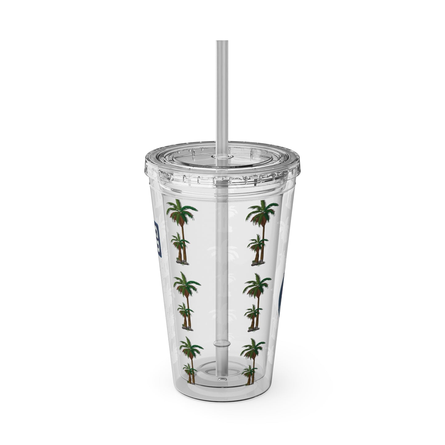 Aesthetic Insulated Tumbler with Straw – 16oz Travel Cup for Trendy Sipping