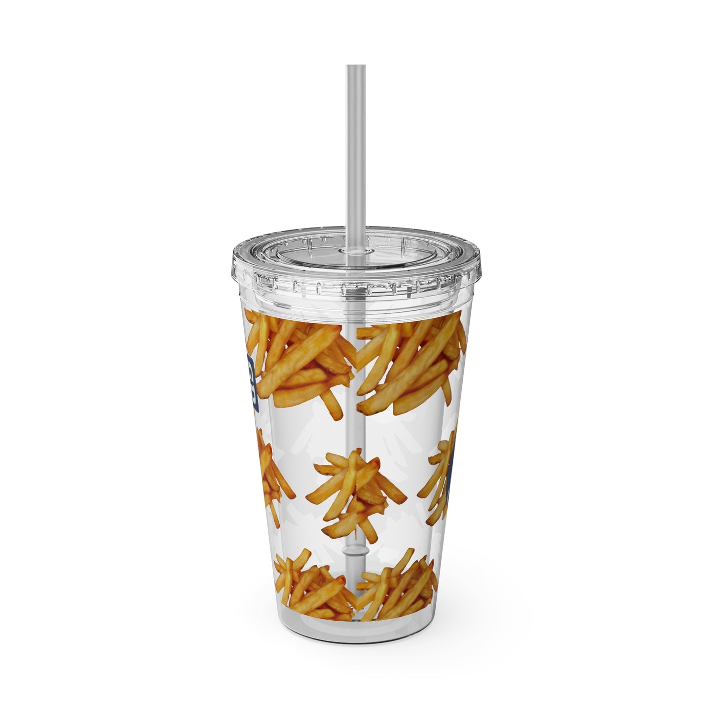 Aesthetic Insulated Tumbler with Straw – 16oz Travel Cup for Trendy Sipping
