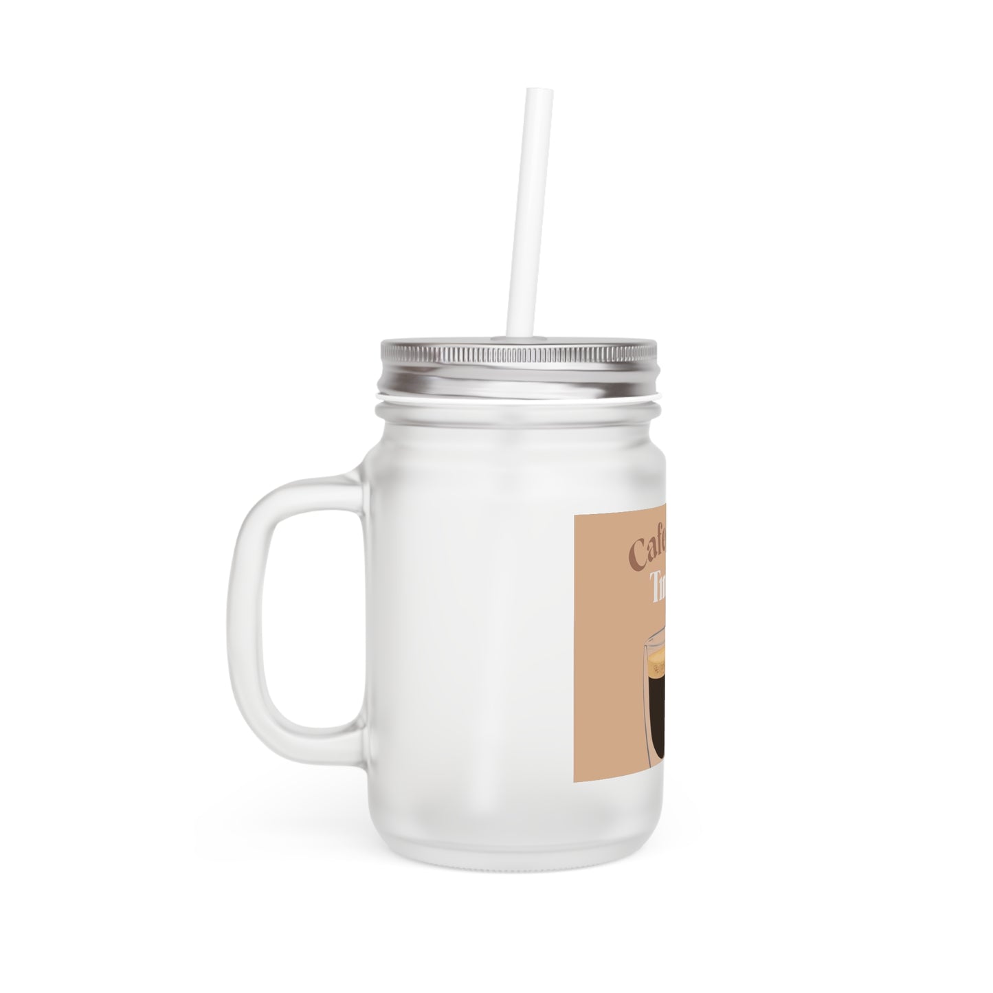 Chill Sips: Custom Frosted Mason Jar (12oz)