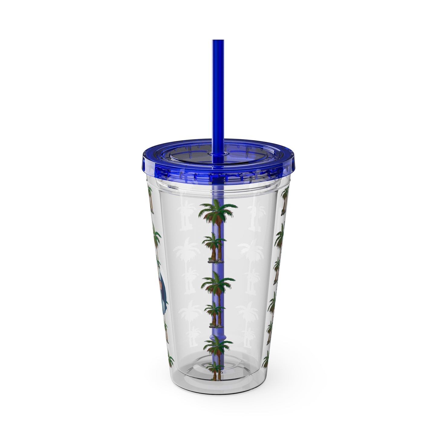 Aesthetic Insulated Tumbler with Straw – 16oz Travel Cup for Trendy Sipping