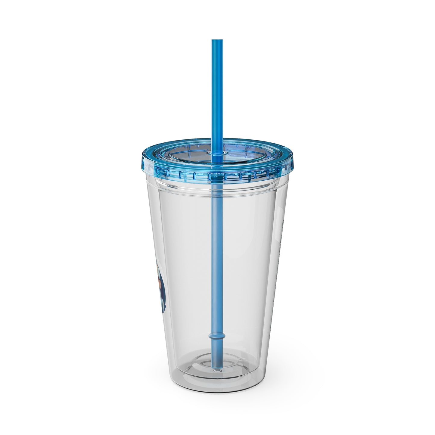 Aesthetic Insulated Tumbler with Straw – 16oz Travel Cup for Trendy Sipping