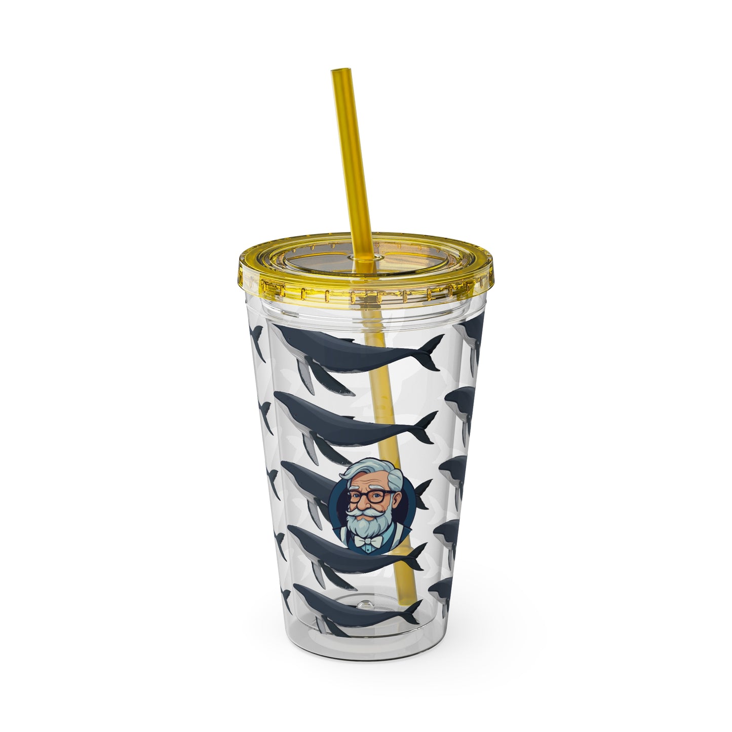 Aesthetic Insulated Tumbler with Straw – 16oz Travel Cup for Trendy Sipping