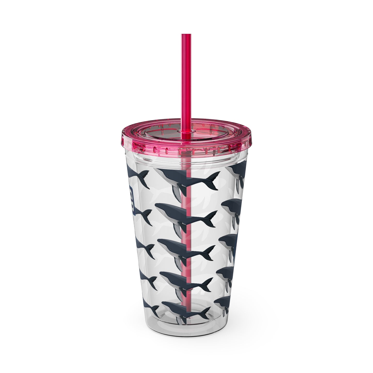 Aesthetic Insulated Tumbler with Straw – 16oz Travel Cup for Trendy Sipping