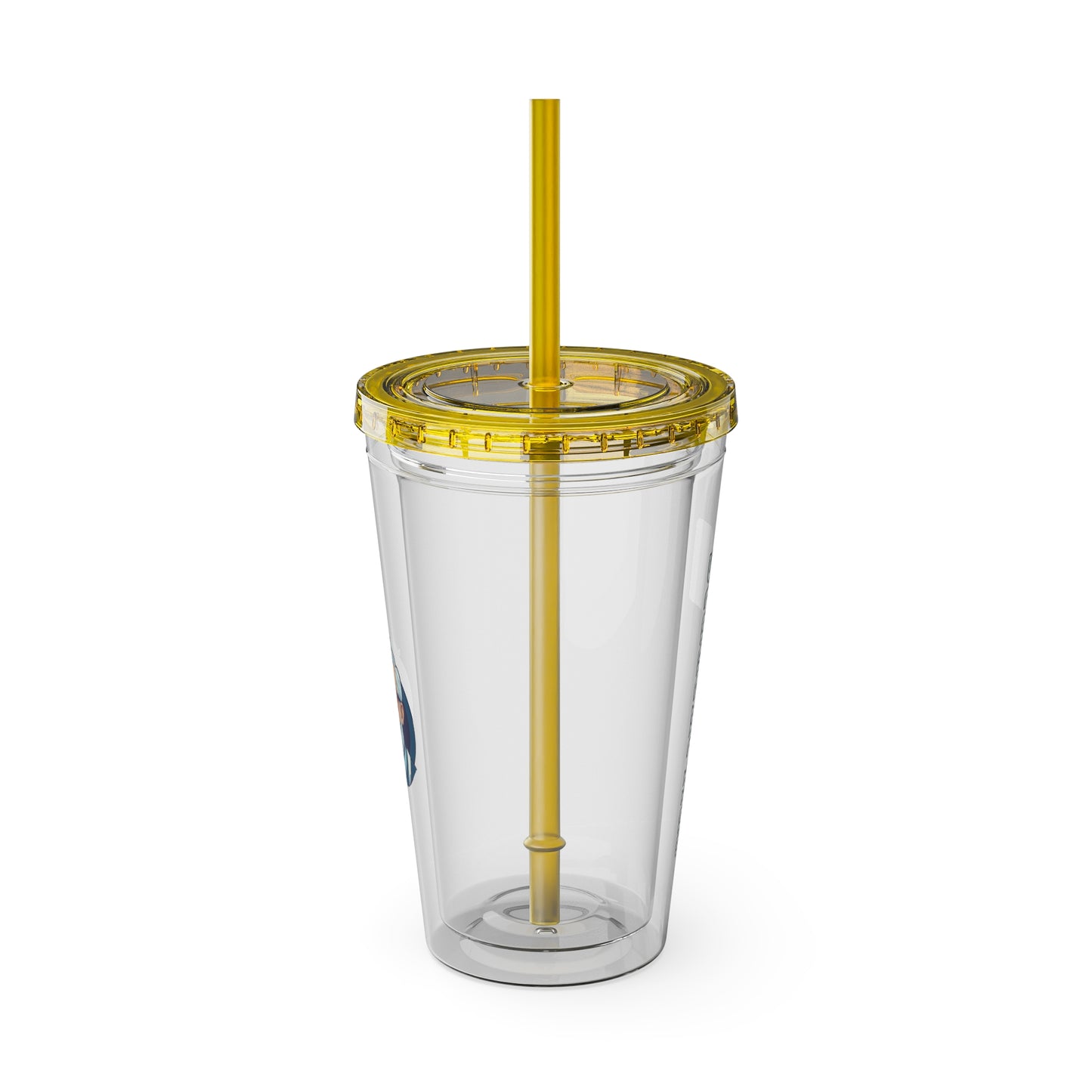Aesthetic Insulated Tumbler with Straw – 16oz Travel Cup for Trendy Sipping