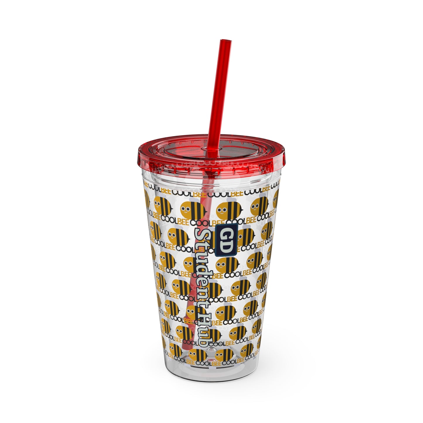 Aesthetic Insulated Tumbler with Straw – 16oz Travel Cup for Trendy Sipping