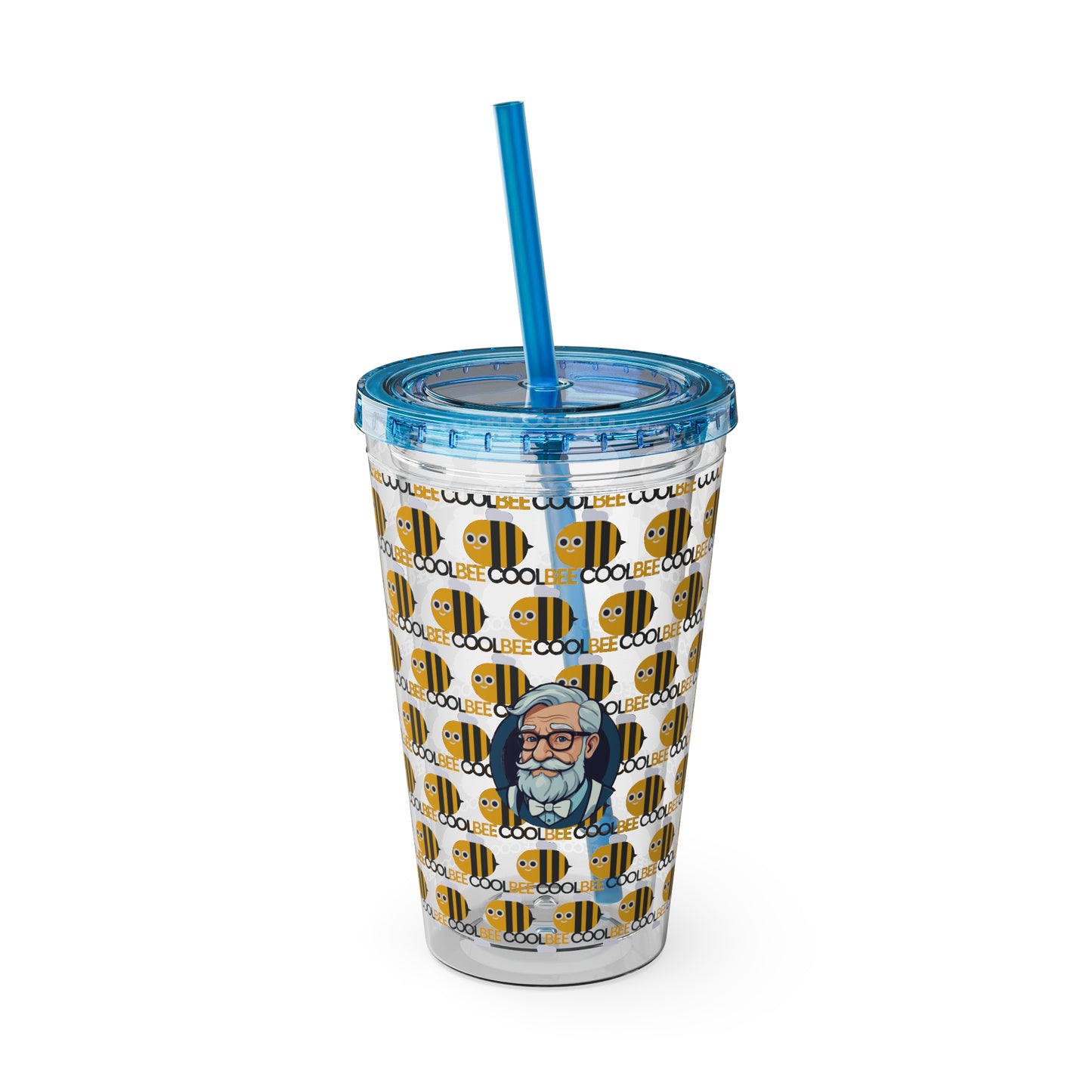 Aesthetic Insulated Tumbler with Straw – 16oz Travel Cup for Trendy Sipping