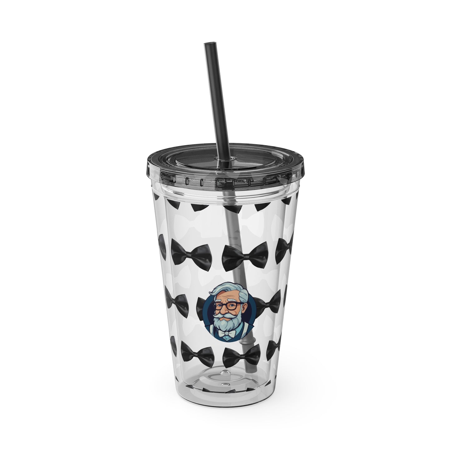 Aesthetic Insulated Tumbler with Straw – 16oz Travel Cup for Trendy Sipping