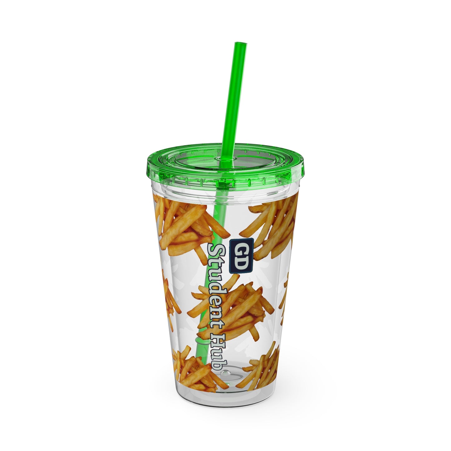 Aesthetic Insulated Tumbler with Straw – 16oz Travel Cup for Trendy Sipping