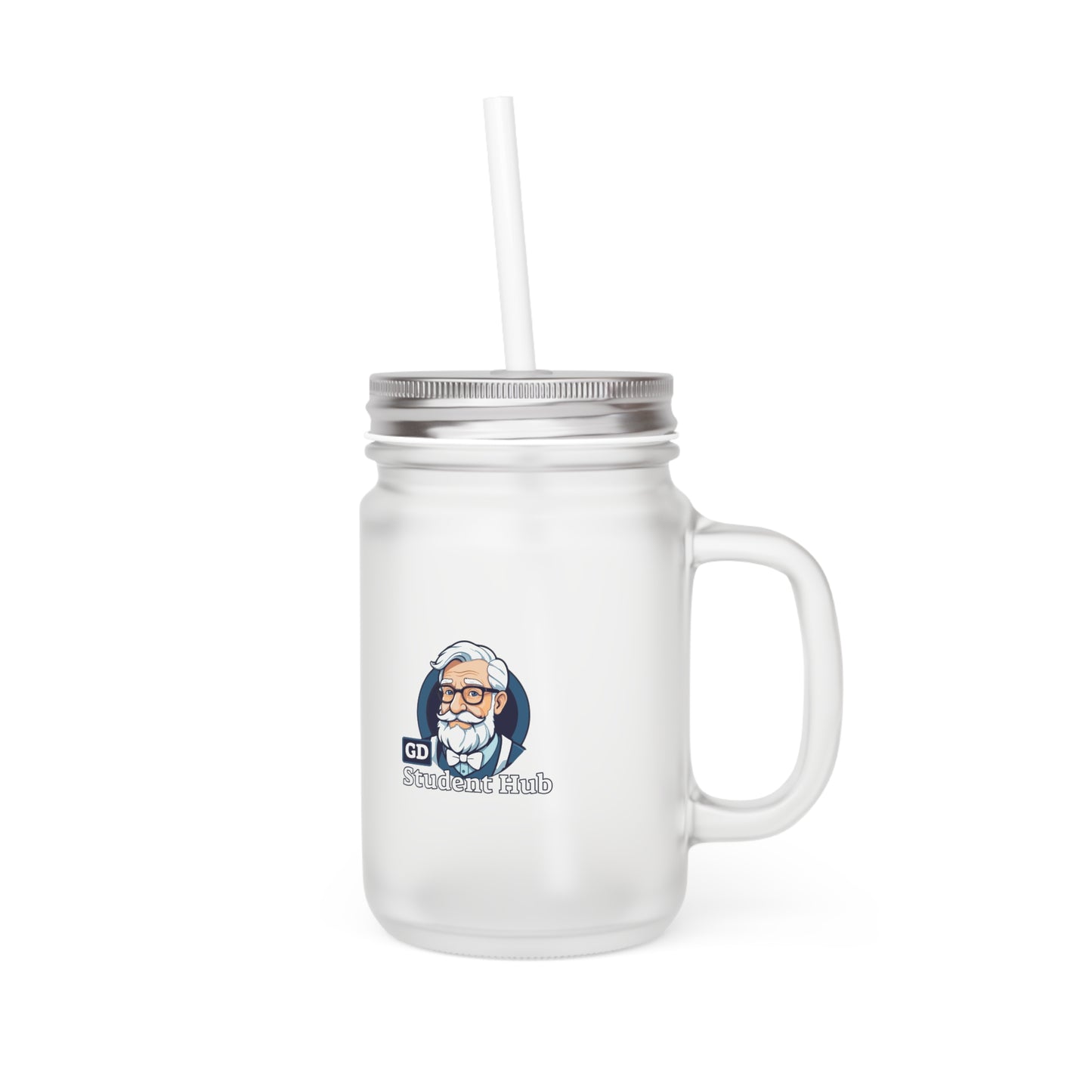 Chill Sips: Custom Frosted Mason Jar (12oz)