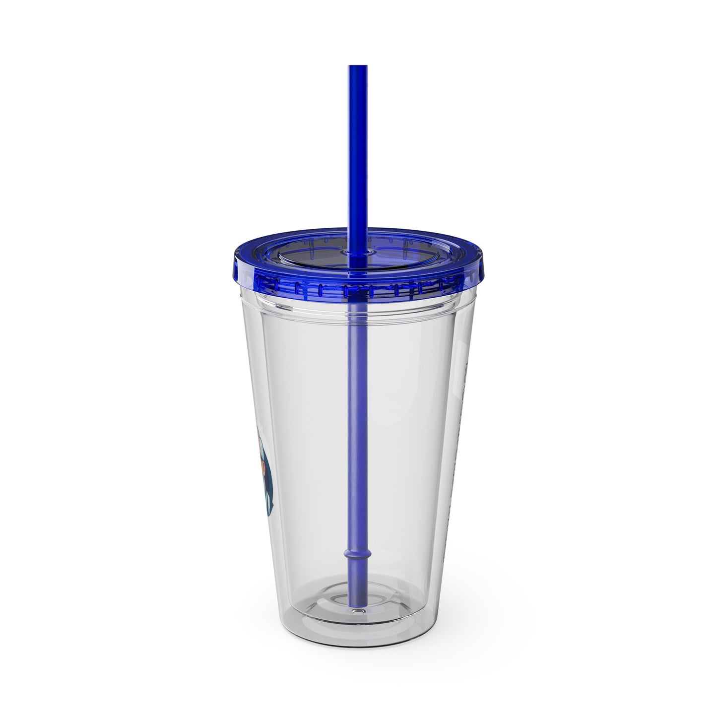 Aesthetic Insulated Tumbler with Straw – 16oz Travel Cup for Trendy Sipping
