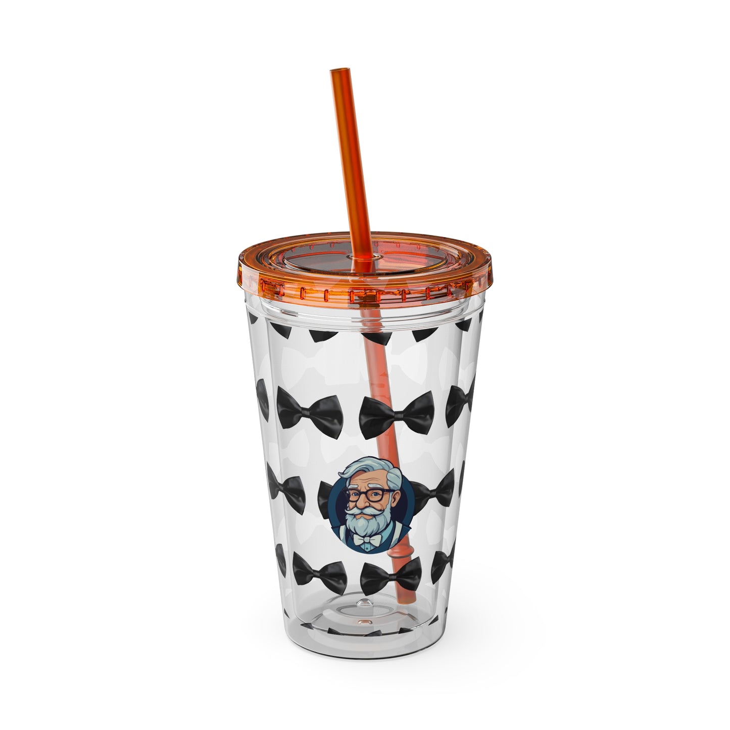 Aesthetic Insulated Tumbler with Straw – 16oz Travel Cup for Trendy Sipping