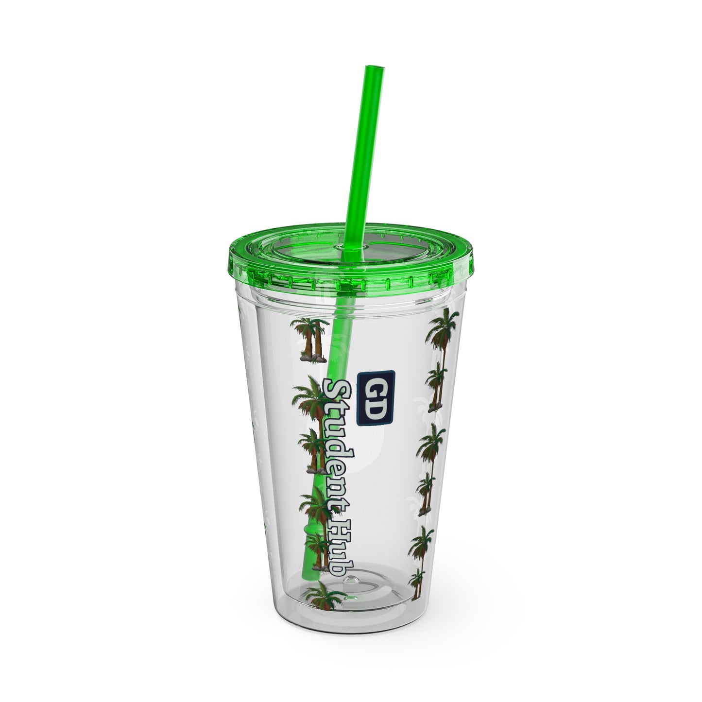 Aesthetic Insulated Tumbler with Straw – 16oz Travel Cup for Trendy Sipping