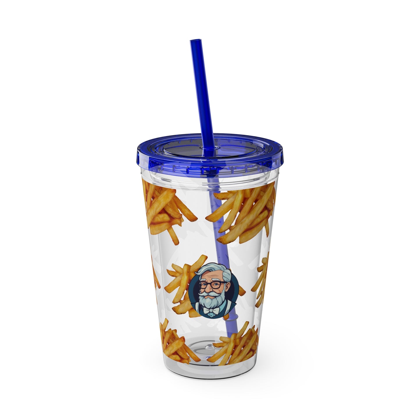 Aesthetic Insulated Tumbler with Straw – 16oz Travel Cup for Trendy Sipping