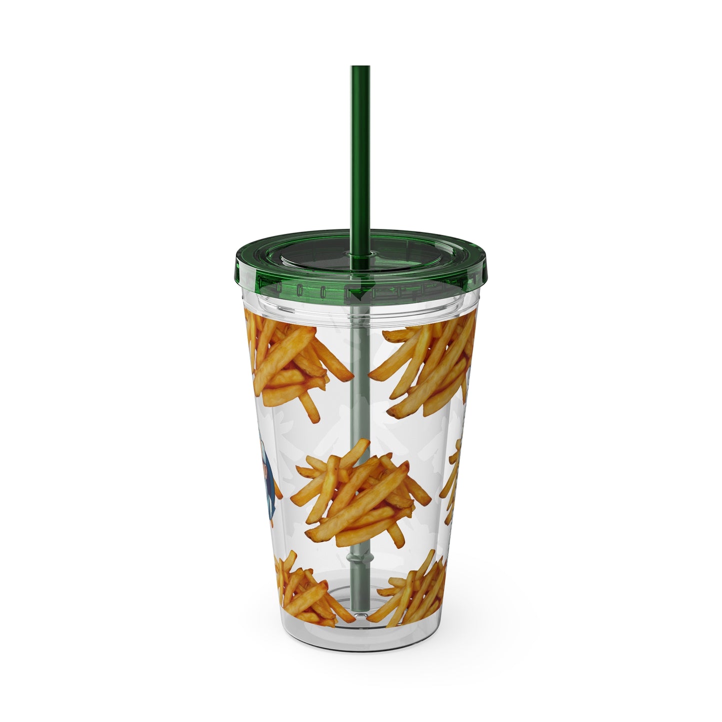 Aesthetic Insulated Tumbler with Straw – 16oz Travel Cup for Trendy Sipping
