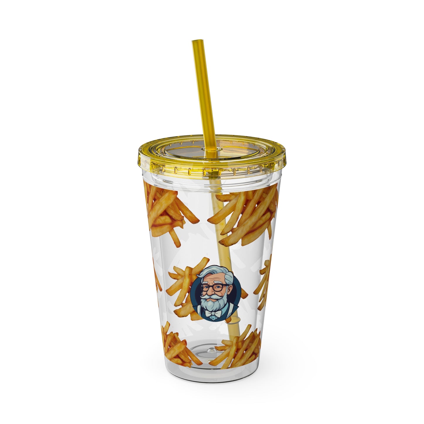 Aesthetic Insulated Tumbler with Straw – 16oz Travel Cup for Trendy Sipping