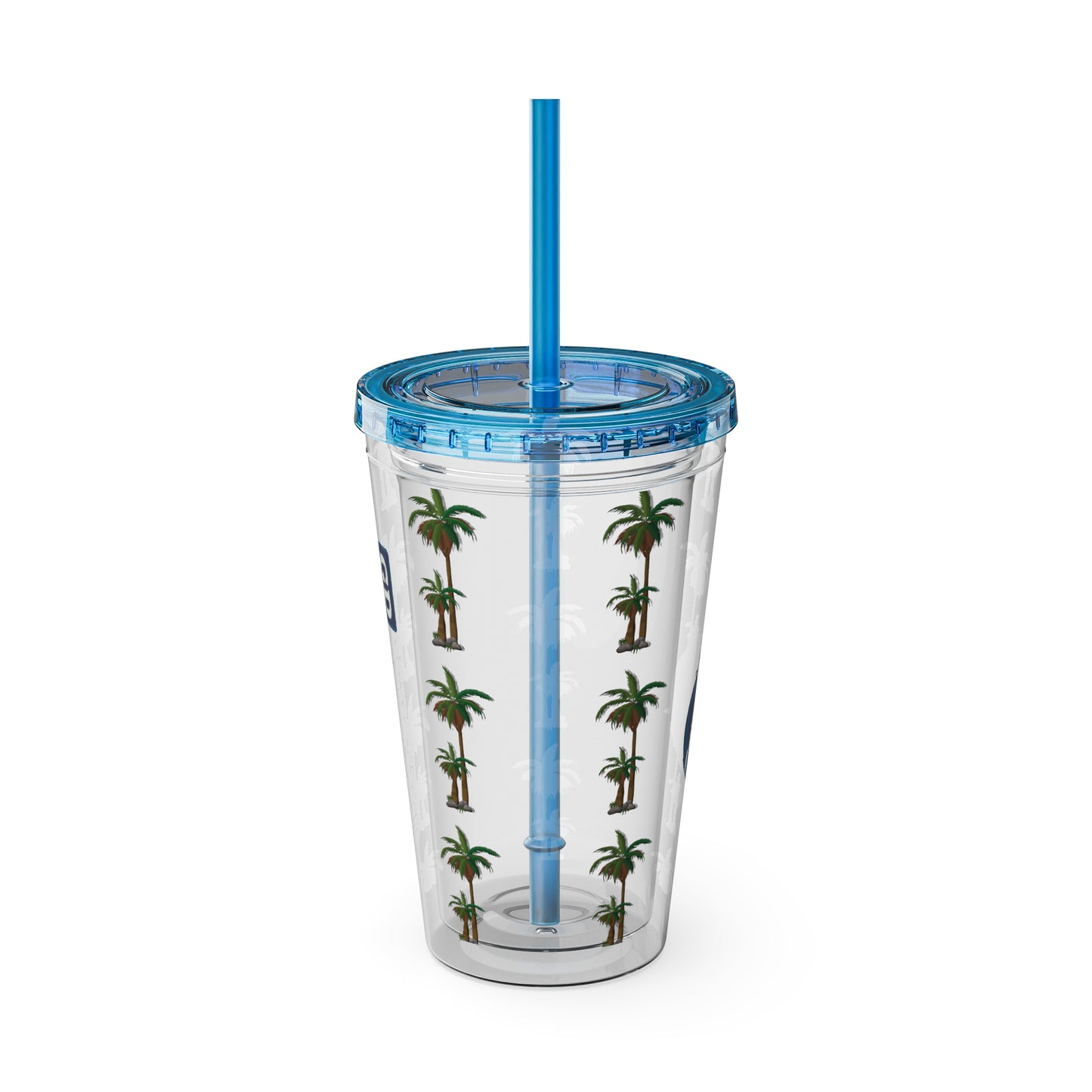 Aesthetic Insulated Tumbler with Straw – 16oz Travel Cup for Trendy Sipping