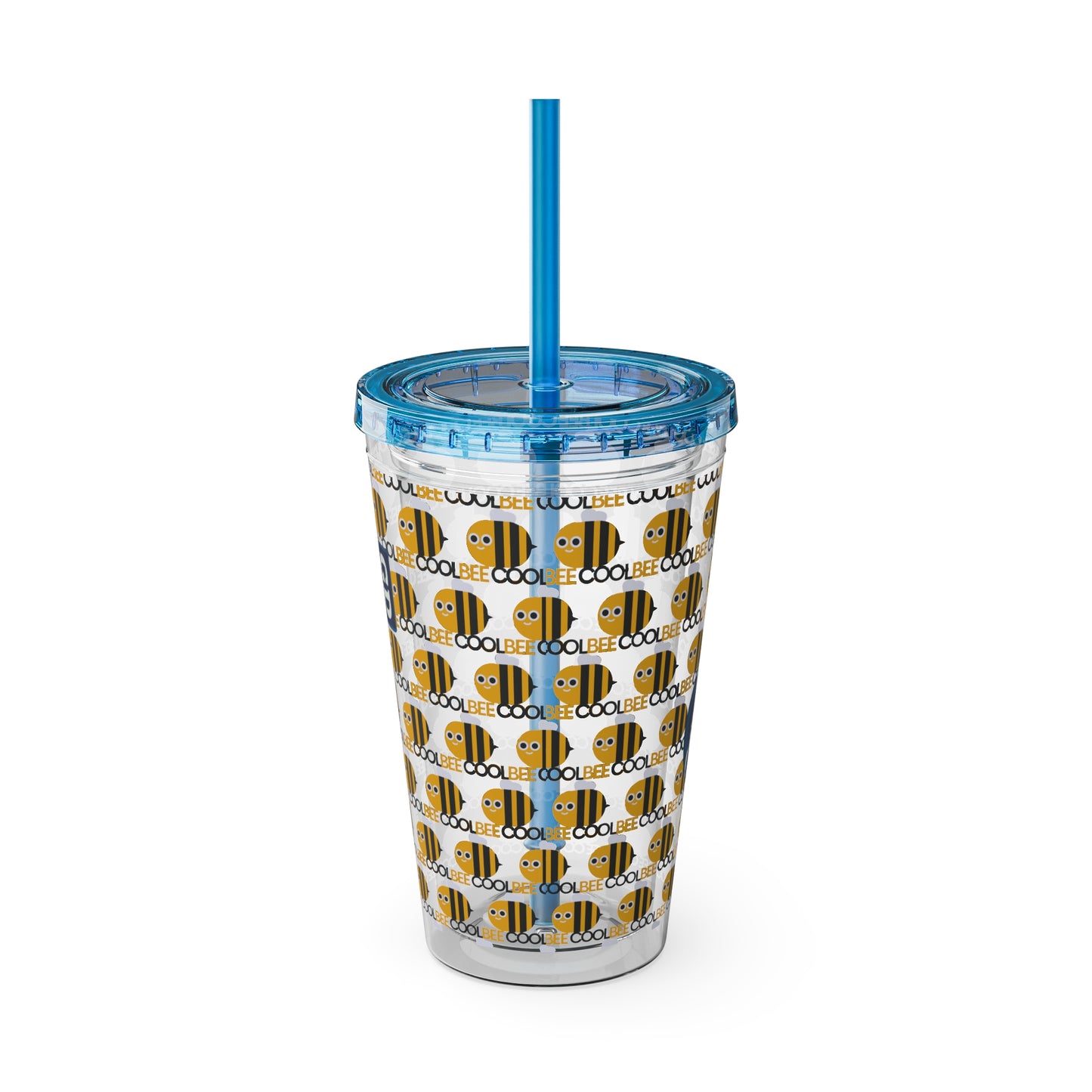 Aesthetic Insulated Tumbler with Straw – 16oz Travel Cup for Trendy Sipping