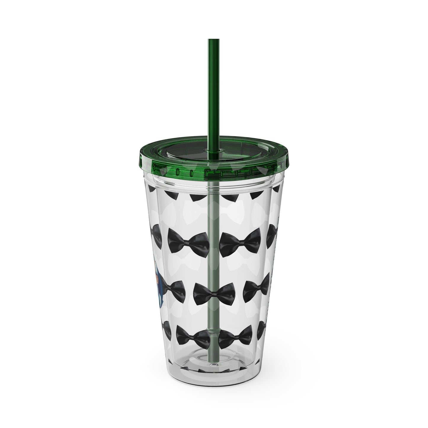 Aesthetic Insulated Tumbler with Straw – 16oz Travel Cup for Trendy Sipping