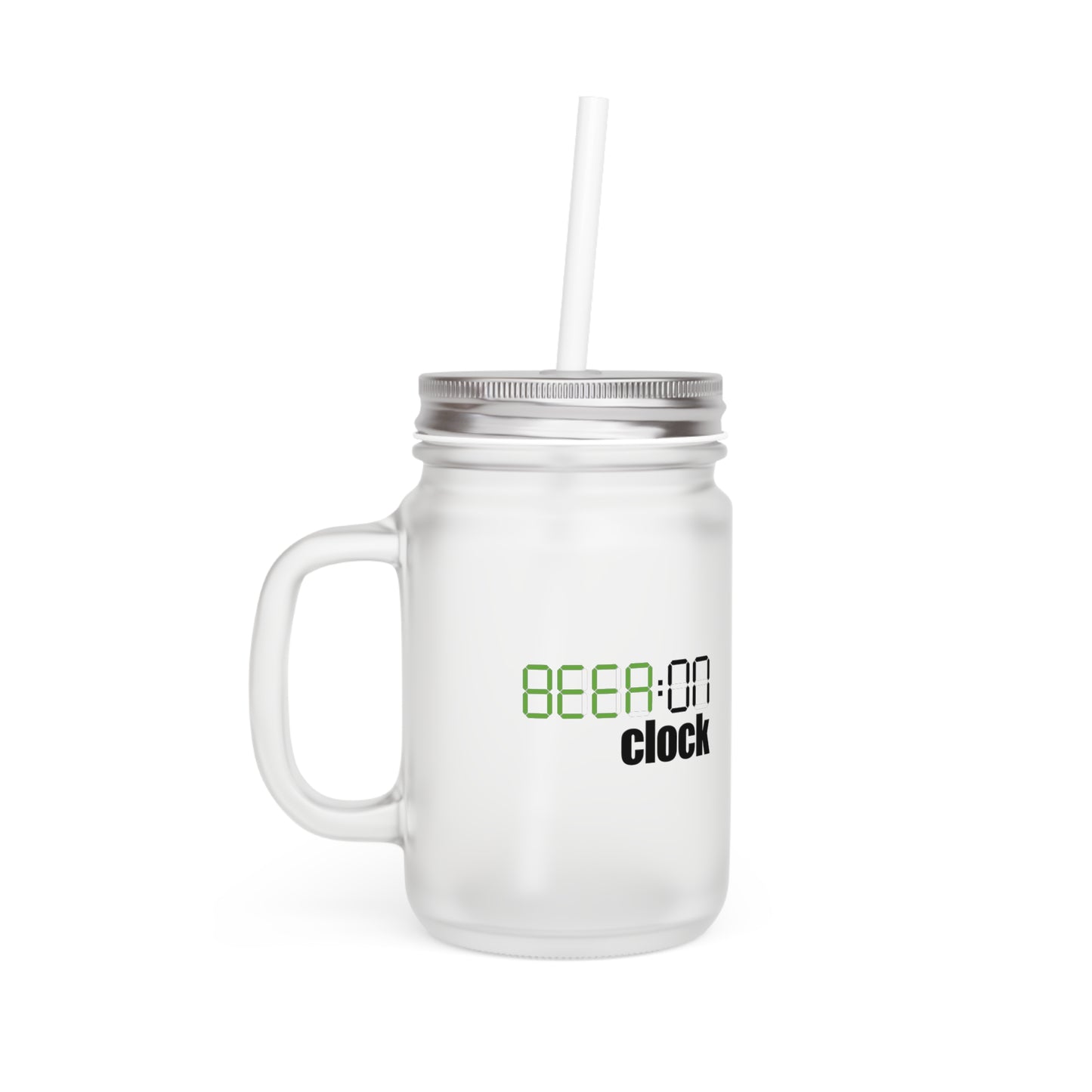 Chill Sips: Custom Frosted Mason Jar (12oz)