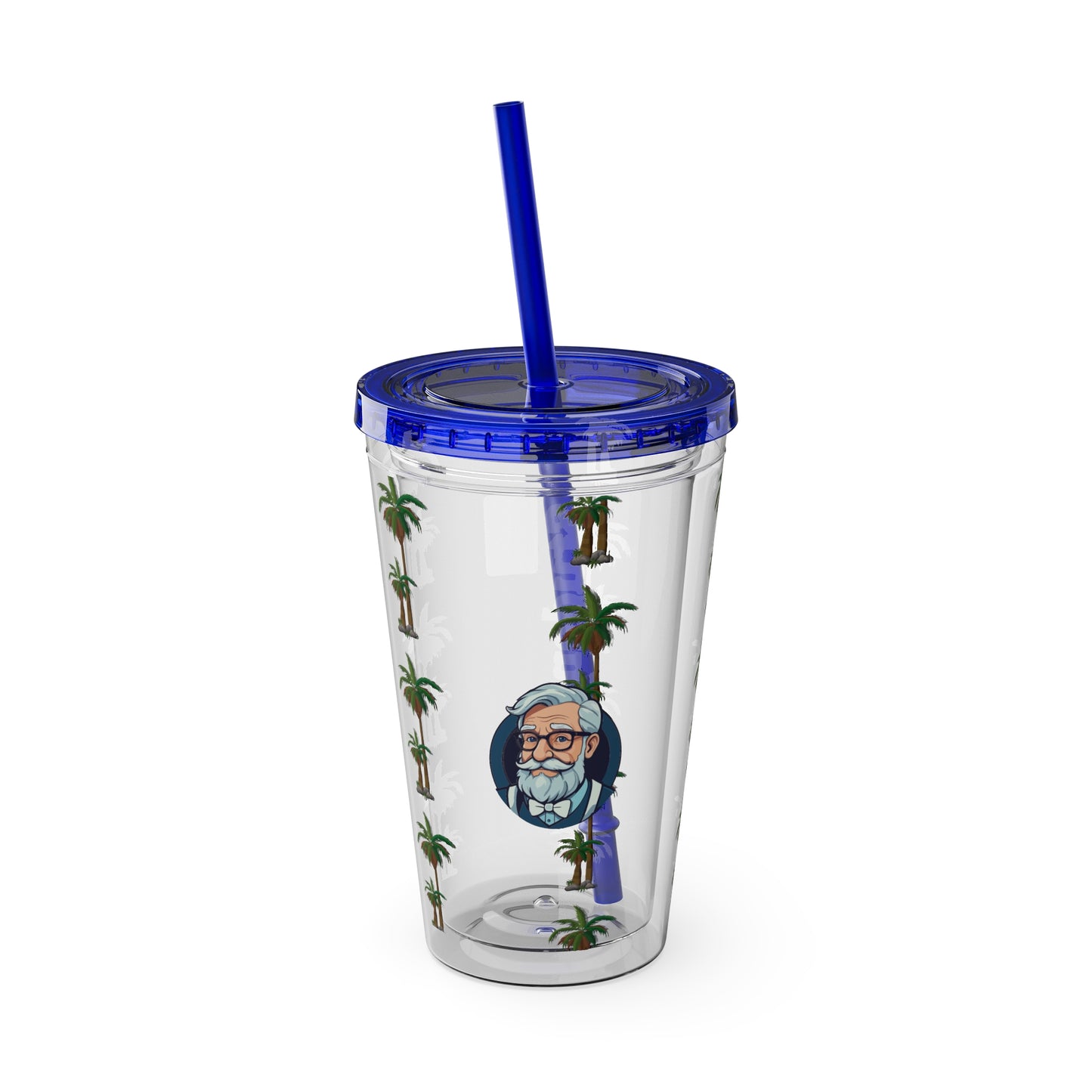 Aesthetic Insulated Tumbler with Straw – 16oz Travel Cup for Trendy Sipping