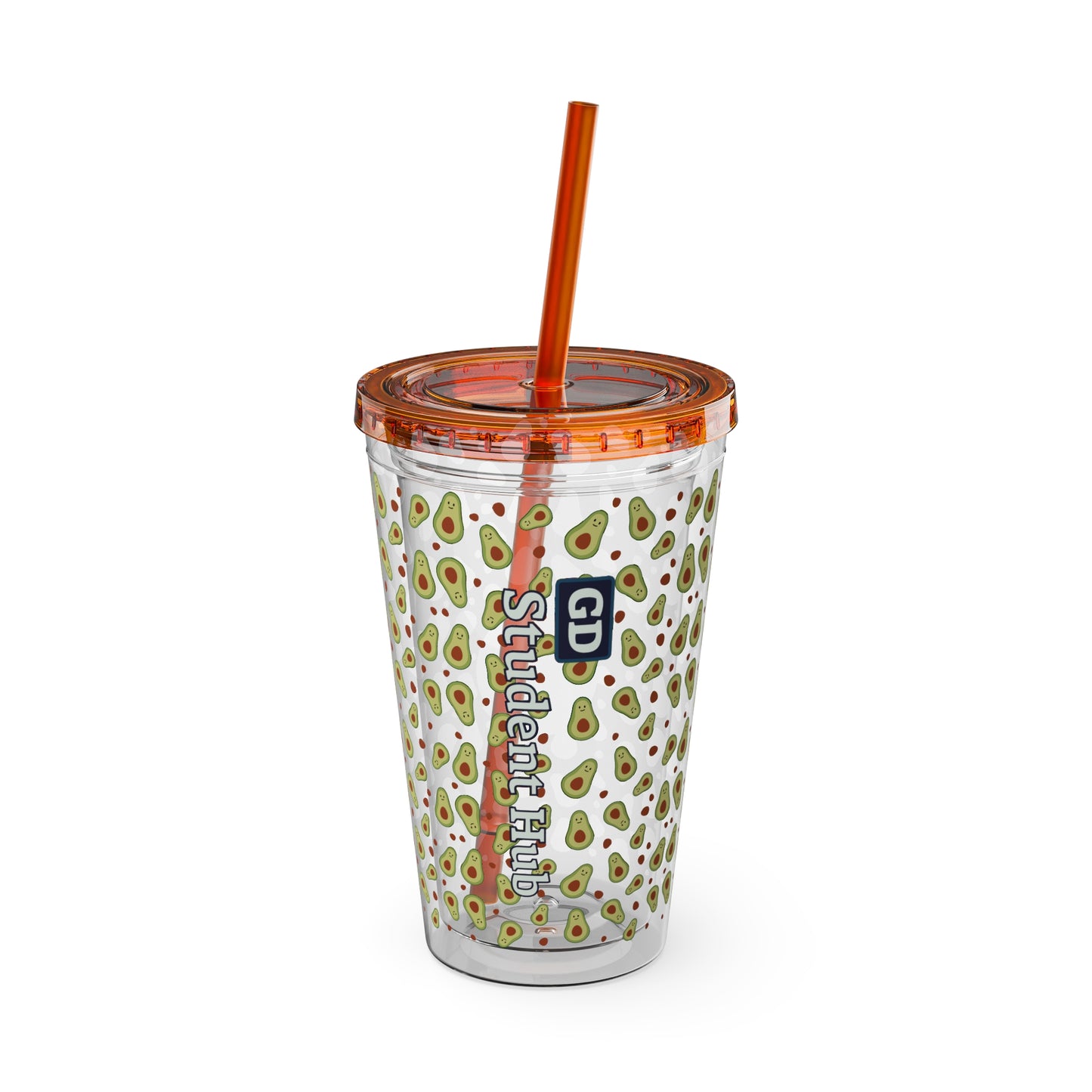 Aesthetic Insulated Tumbler with Straw – 16oz Travel Cup for Trendy Sipping