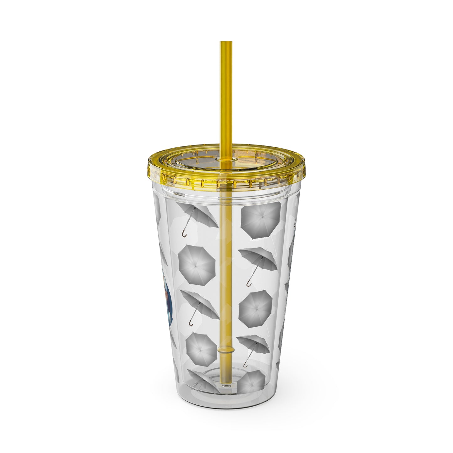 Aesthetic Insulated Tumbler with Straw – 16oz Travel Cup for Trendy Sipping