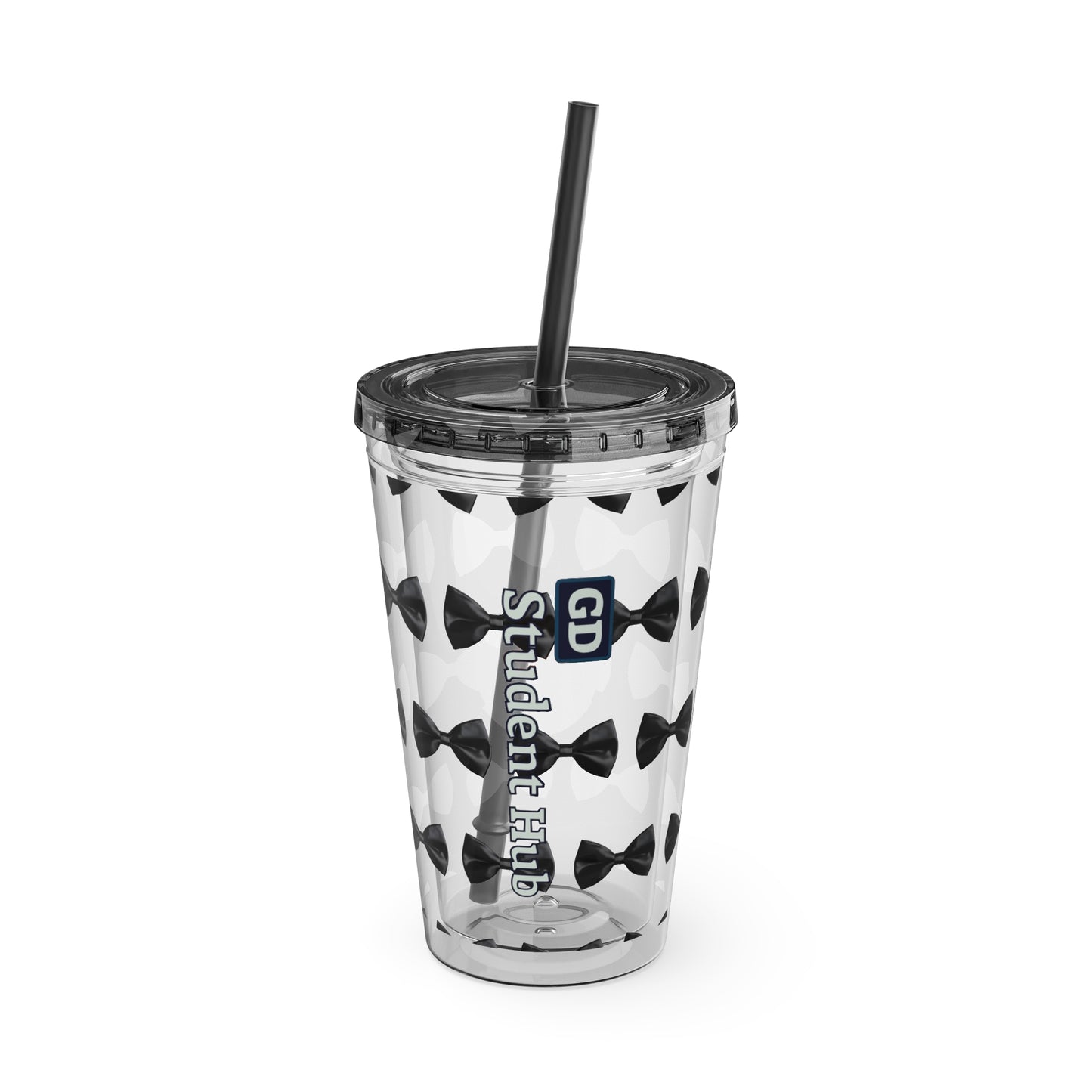Aesthetic Insulated Tumbler with Straw – 16oz Travel Cup for Trendy Sipping