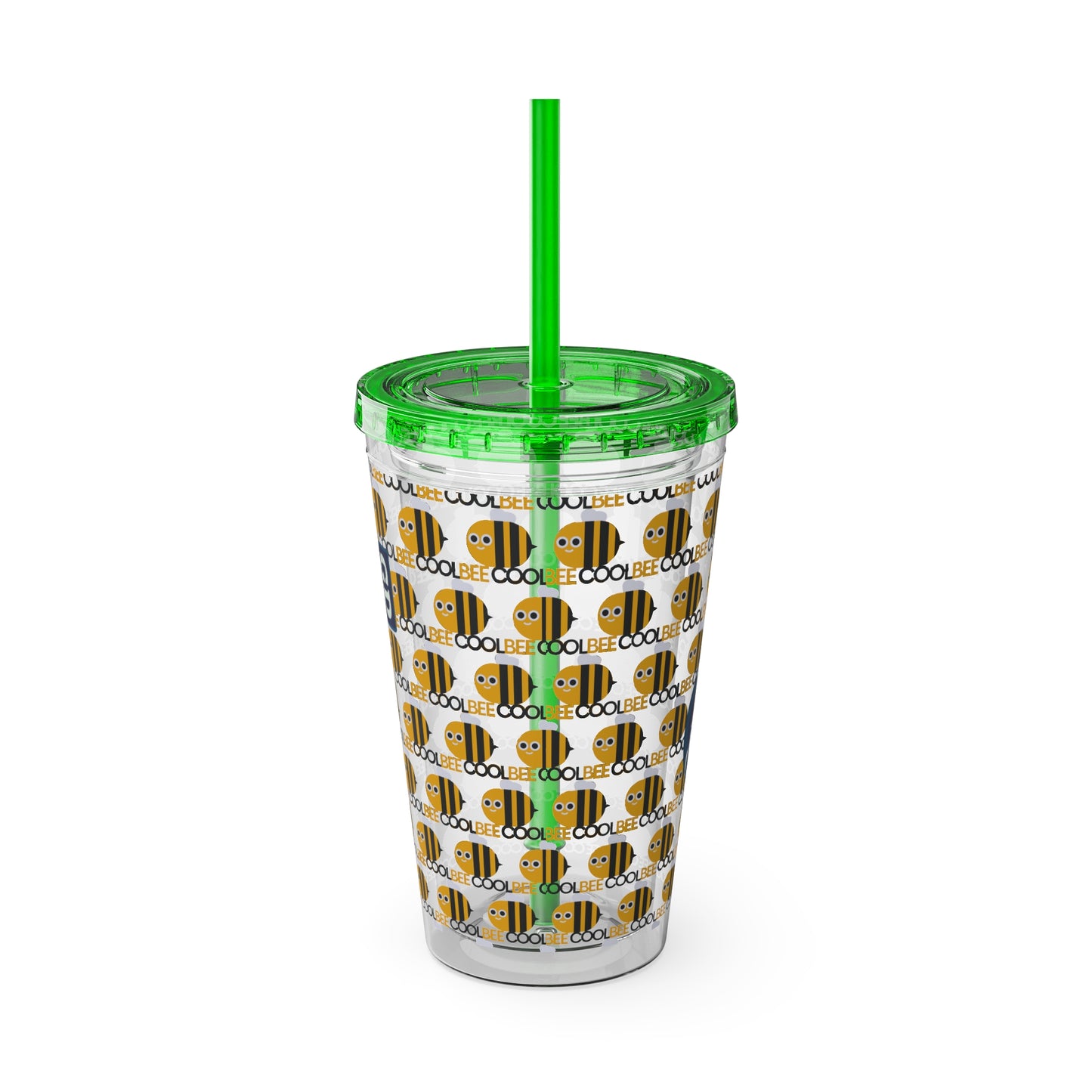 Aesthetic Insulated Tumbler with Straw – 16oz Travel Cup for Trendy Sipping