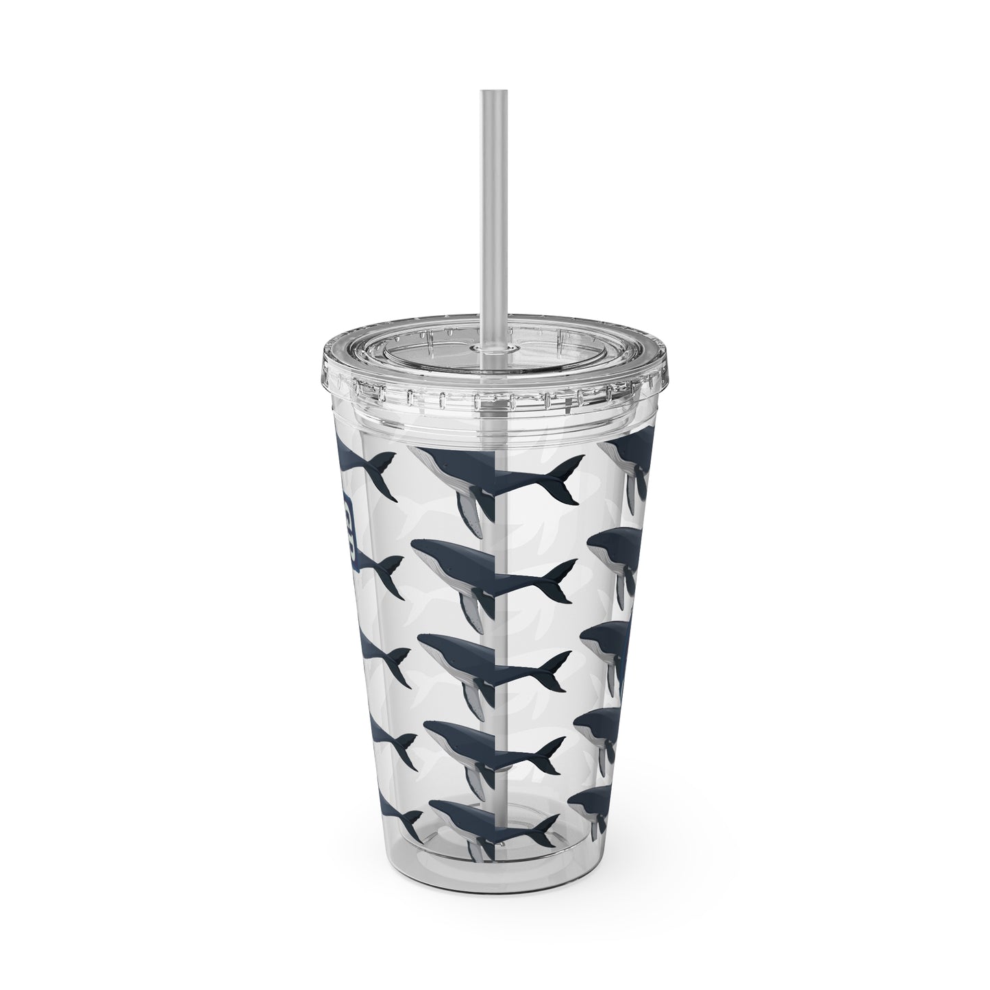 Aesthetic Insulated Tumbler with Straw – 16oz Travel Cup for Trendy Sipping