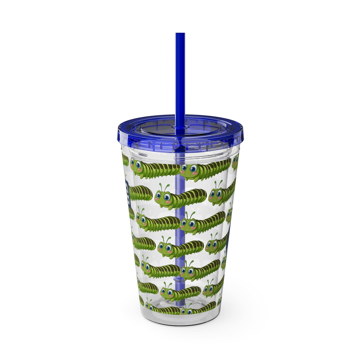 Aesthetic Insulated Tumbler with Straw – 16oz Travel Cup for Trendy Sipping