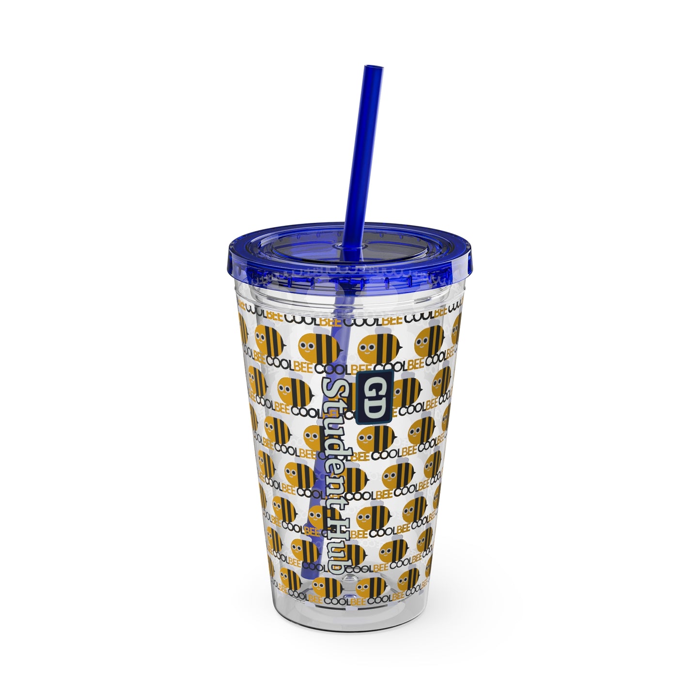 Aesthetic Insulated Tumbler with Straw – 16oz Travel Cup for Trendy Sipping