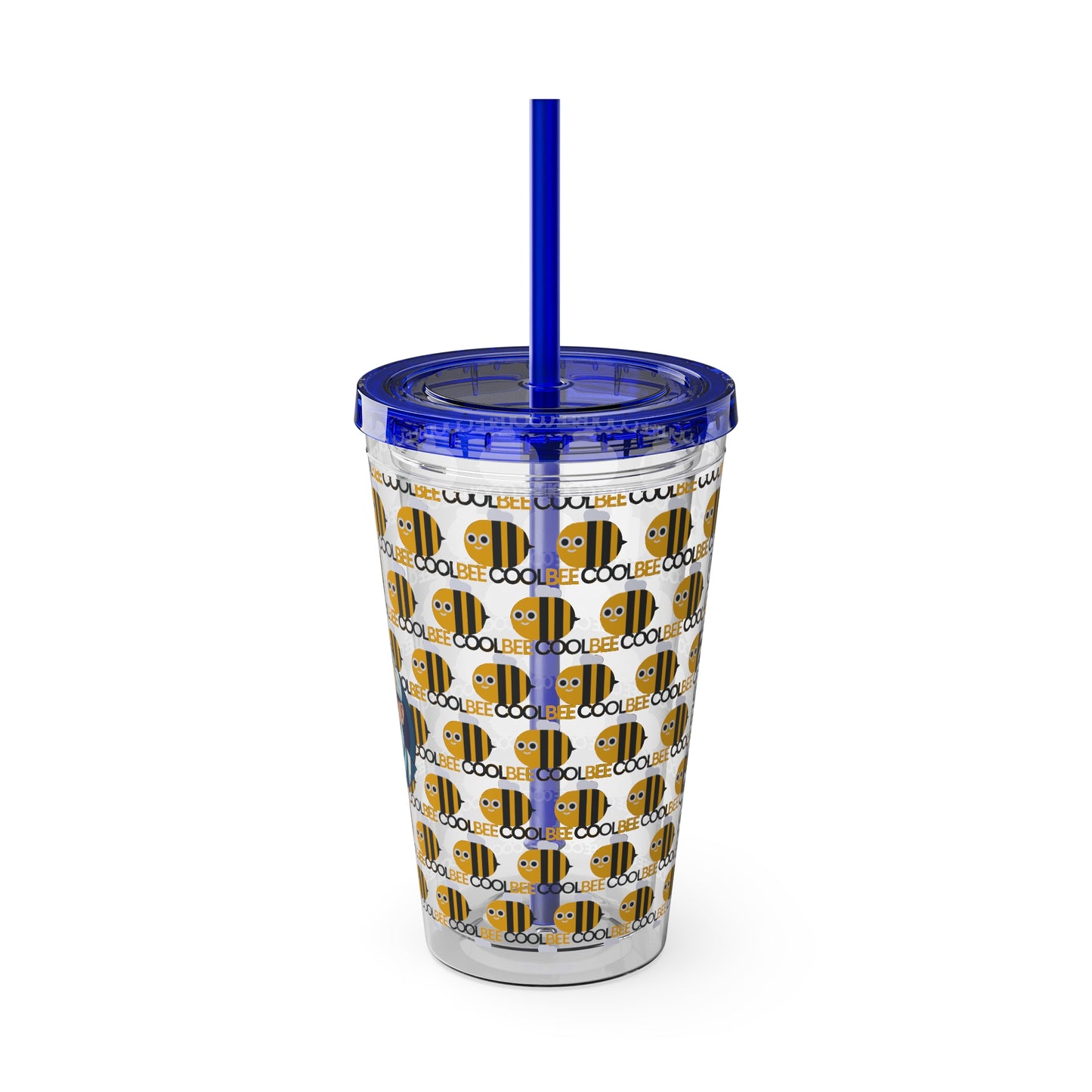 Aesthetic Insulated Tumbler with Straw – 16oz Travel Cup for Trendy Sipping