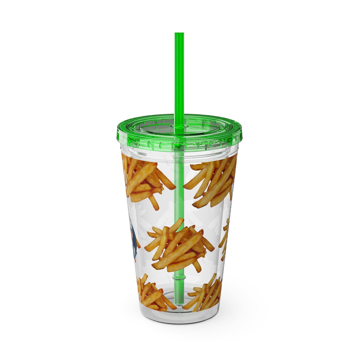 Aesthetic Insulated Tumbler with Straw – 16oz Travel Cup for Trendy Sipping