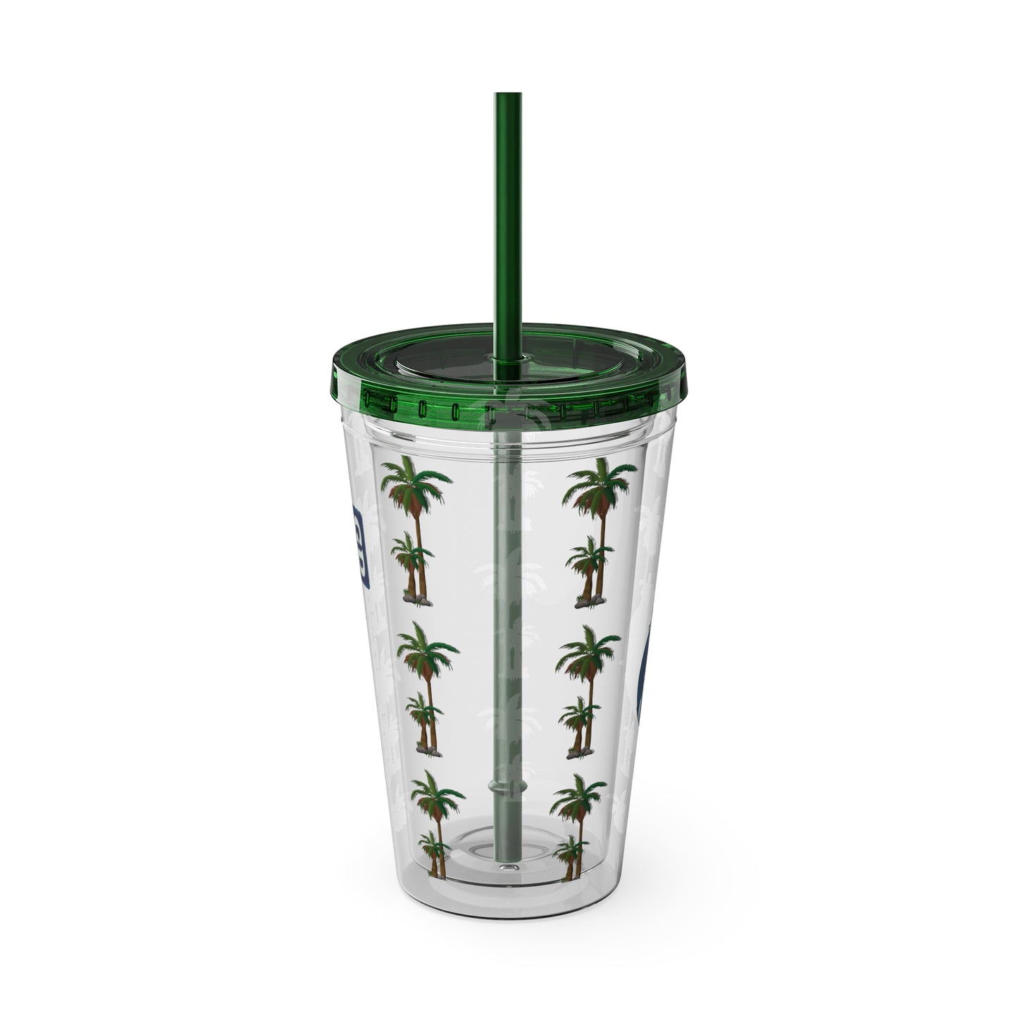 Aesthetic Insulated Tumbler with Straw – 16oz Travel Cup for Trendy Sipping