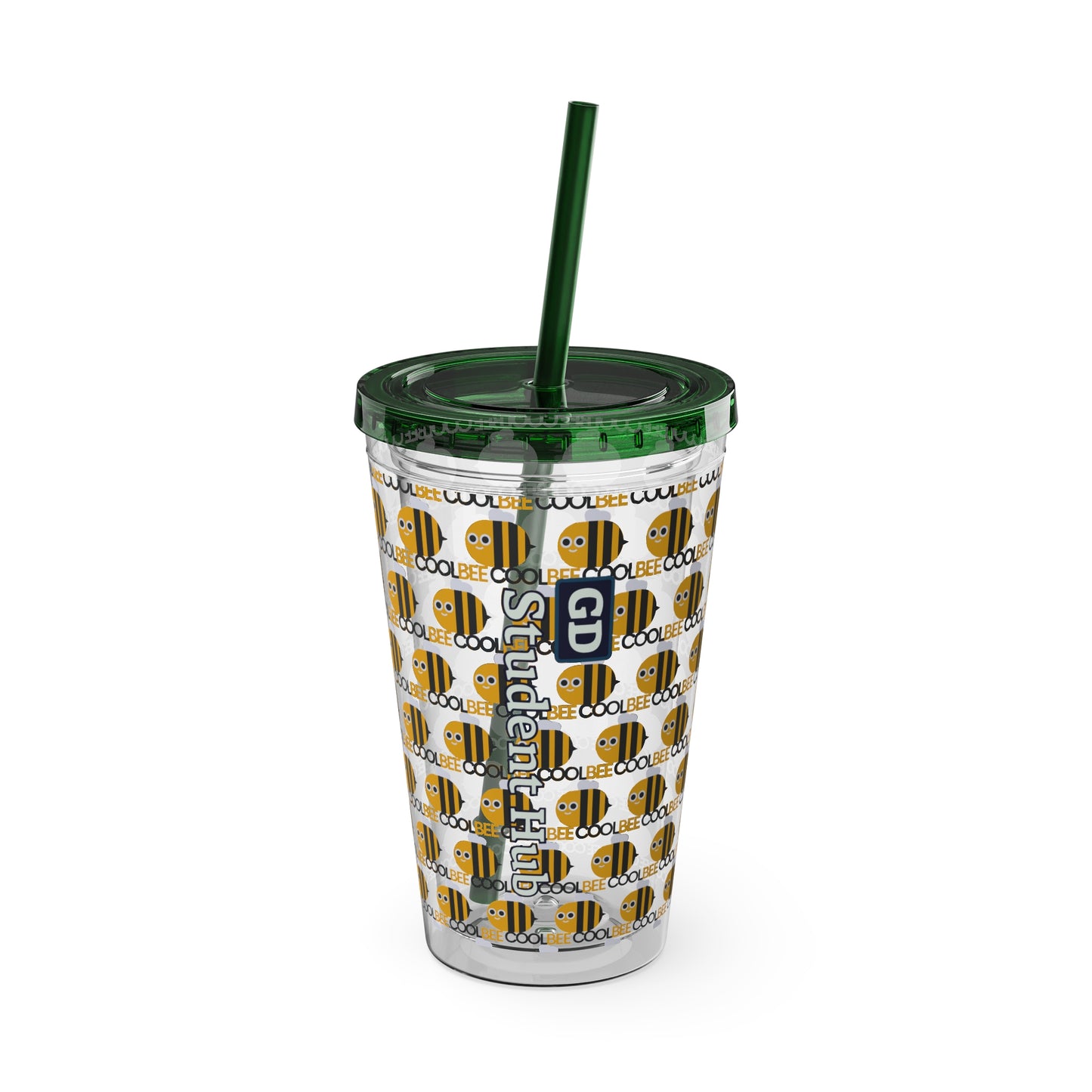 Aesthetic Insulated Tumbler with Straw – 16oz Travel Cup for Trendy Sipping